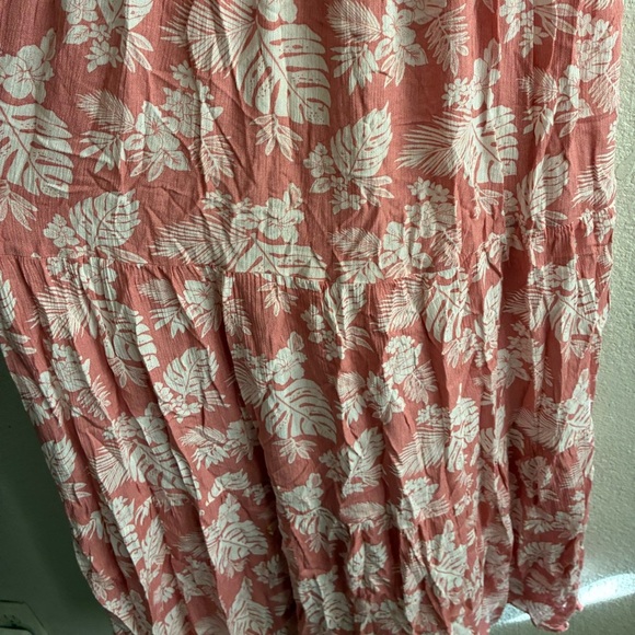 Paper Moon Floral Pink Sleeveless Mid Dress M - Picture 6 of 10